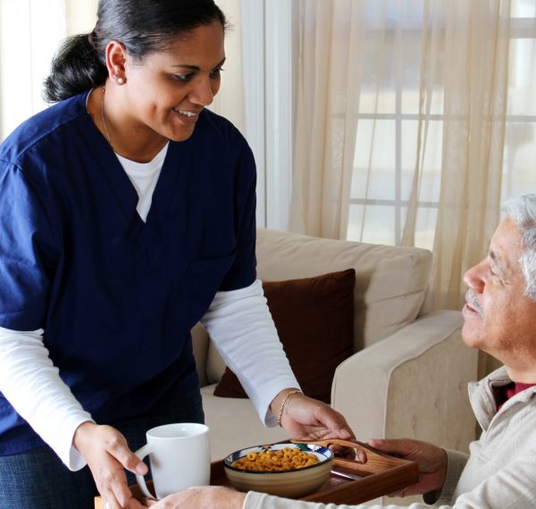 Home,Health,Care,Worker,And,An,Elderly,Couple